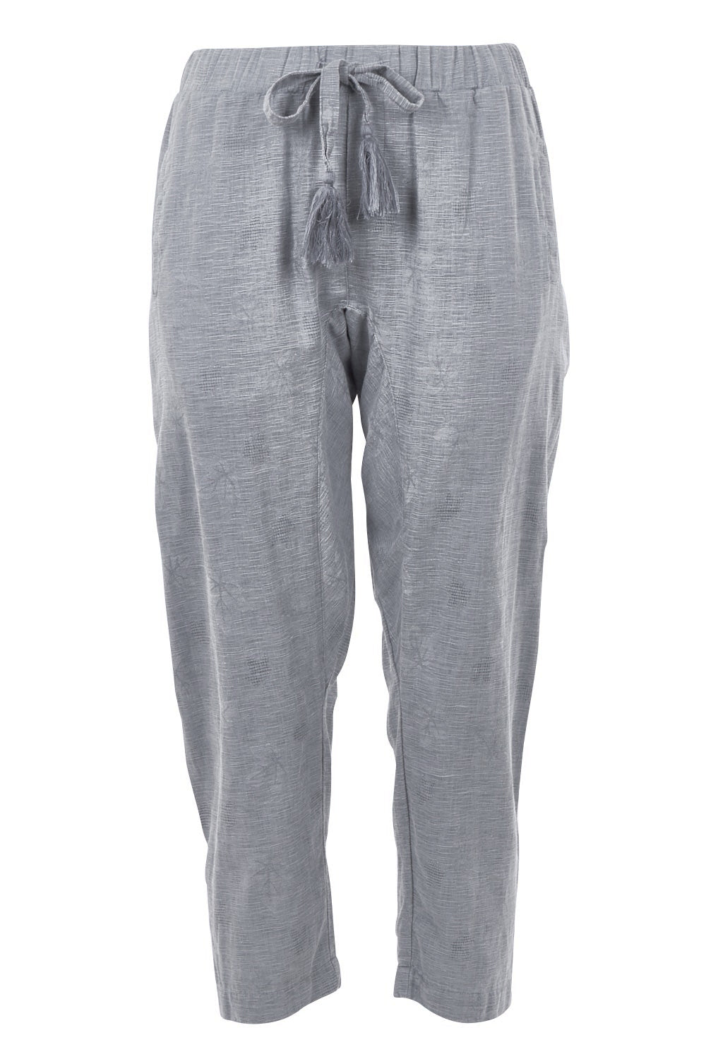Product shot of the Lalla Pants in colour BlueIllu (Blue), from the front
