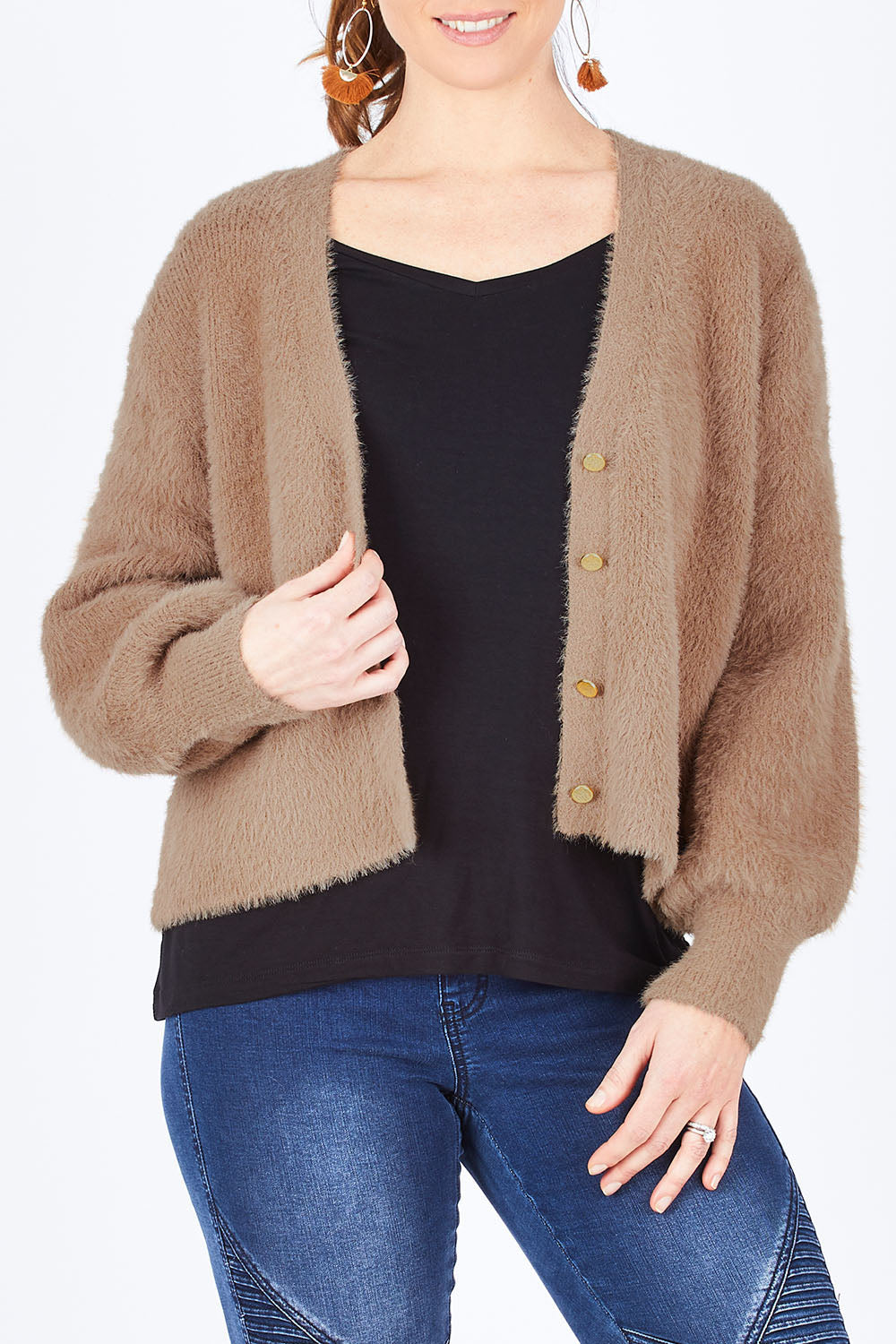 Preloved Ashbury Cardigan - Mocha