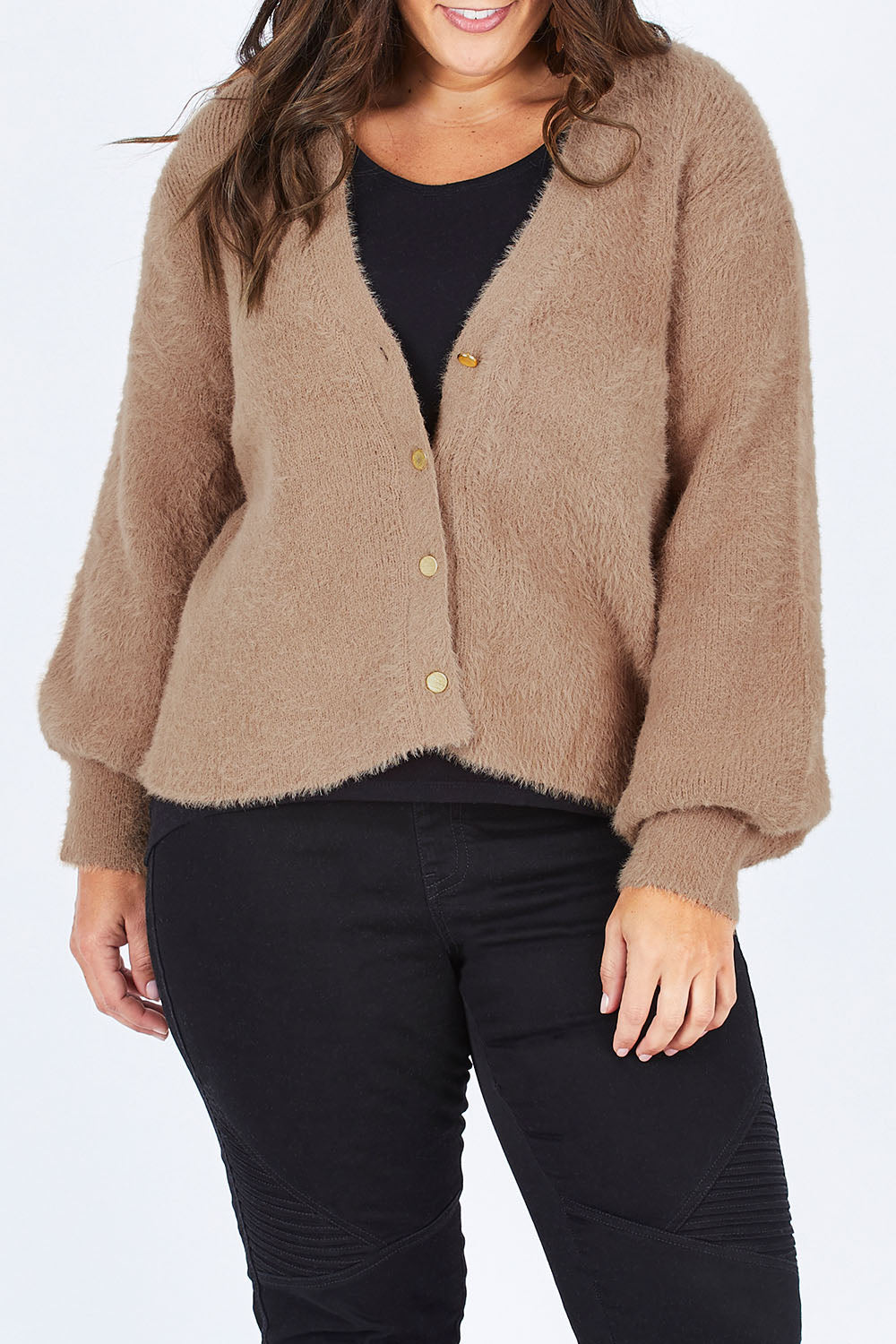 Preloved Ashbury Cardigan - Mocha