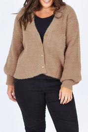Preloved Ashbury Cardigan - Mocha
