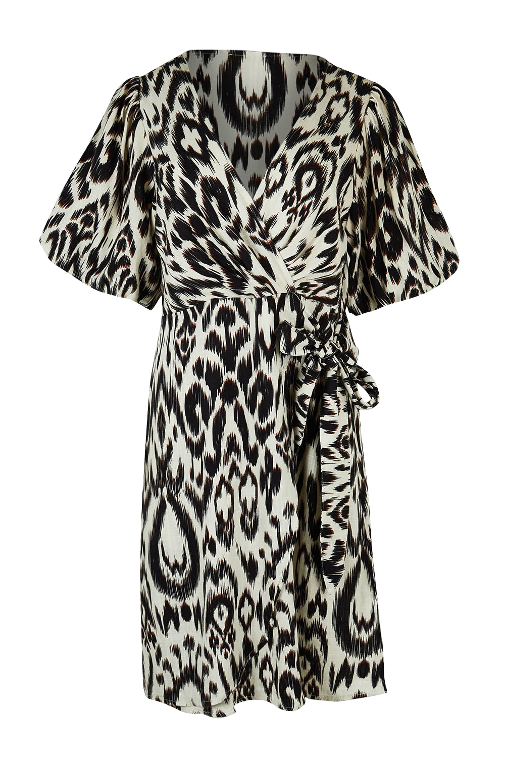 Preloved Paradise Wrap Dress - Animal