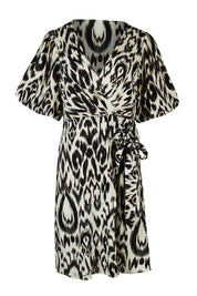 Preloved Paradise Wrap Dress - Animal