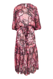 Product shot of the Phenomenon Dress in colour Peony (Pink), from the front