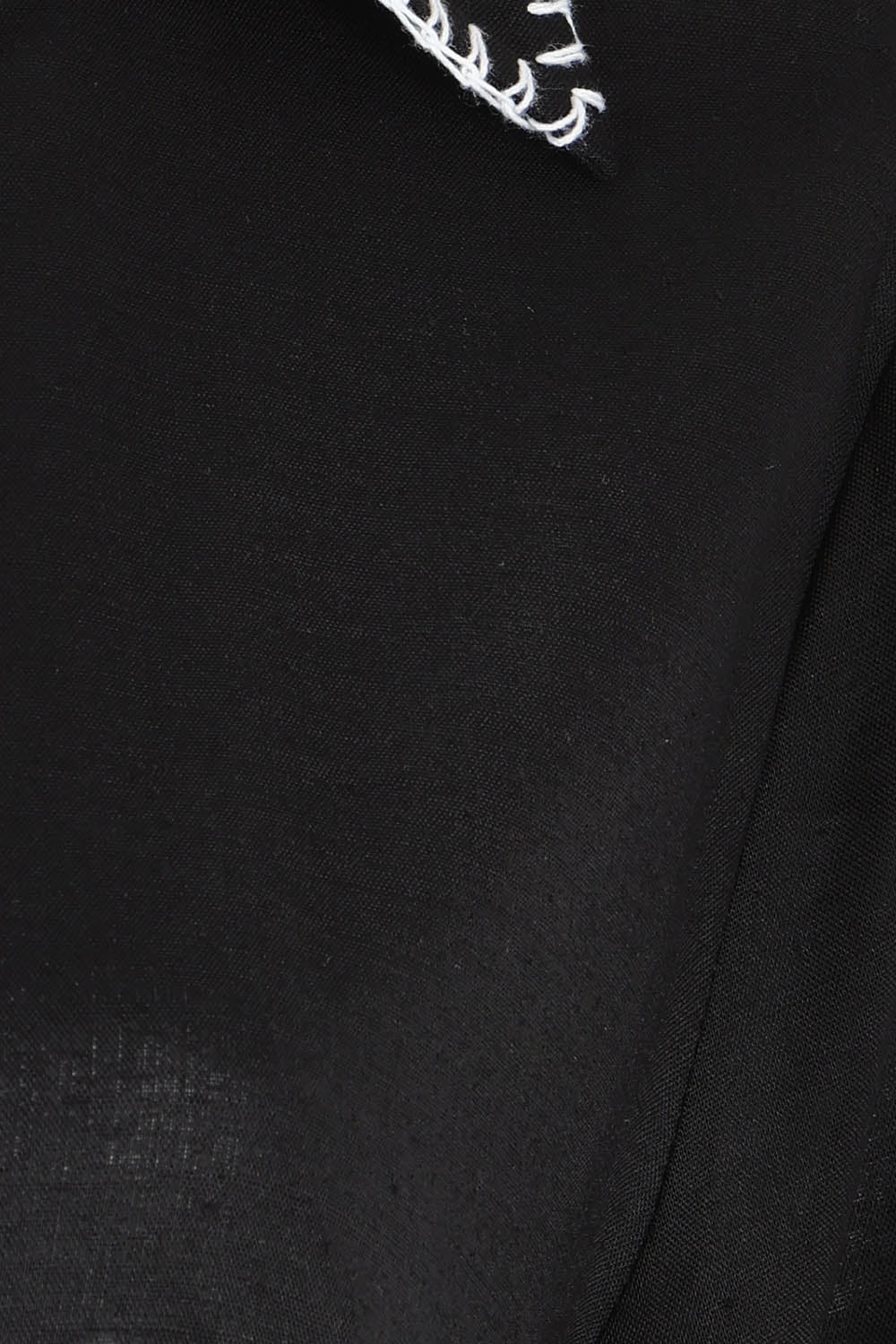 Product shot of the Showcase Tencel Blend Dress in colour Black (Black), detail