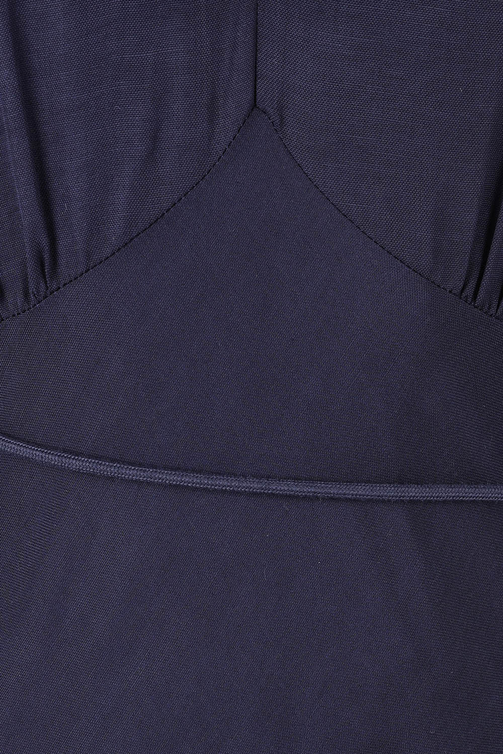 Product shot of the Fusion Dress in colour Navy (Blue), detail