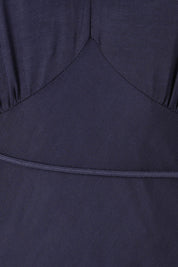 Product shot of the Fusion Dress in colour Navy (Blue), detail