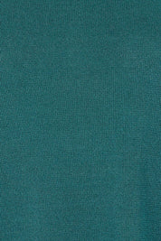 Product shot of the Irises Knit Top in colour Teal (Green), detail