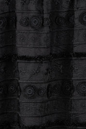 Product shot of the Sierra Lyocell Blend Lace Dress in colour Black (Black), detail
