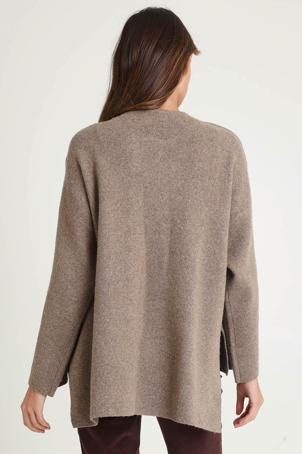 Amaris Cape Coatigan – Mushroom
