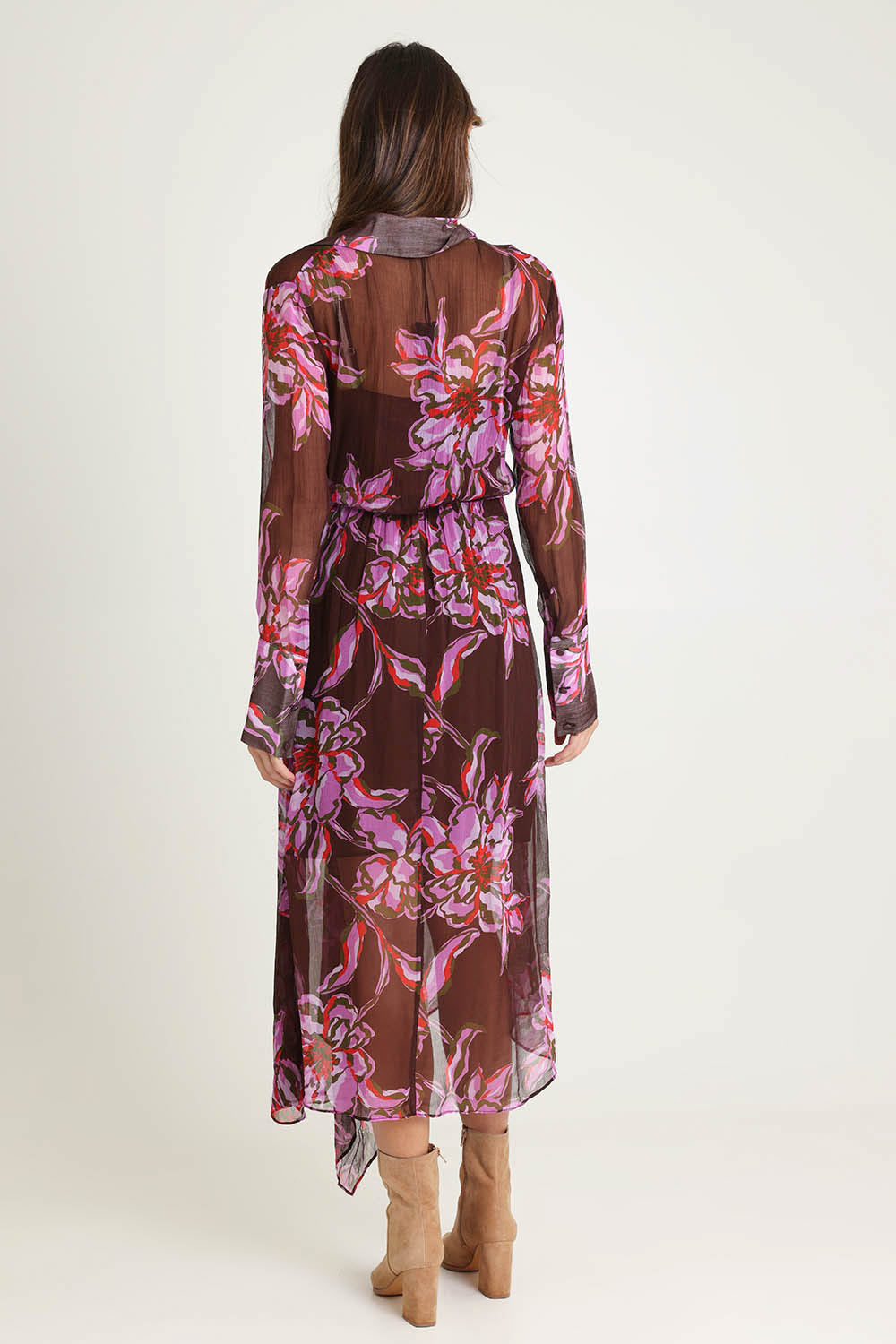 Isla Wrap Dress – Flower