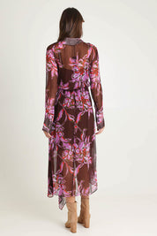 Isla Wrap Dress – Flower