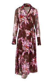 Isla Wrap Dress – Flower