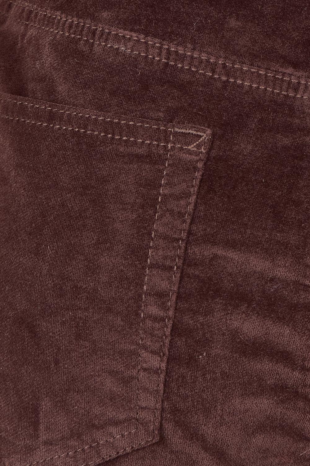 Knox Velvet Jeans – Chocolate