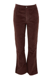 Knox Velvet Jeans – Chocolate