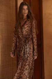 Isla Wrap Dress – Snake