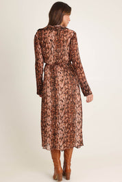Isla Wrap Dress – Snake