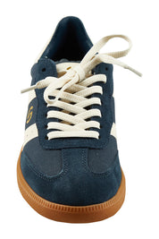 Product shot of the 2001 Parallel Suede Canvas Sneaker in colour Nightsky (Blue), detail
