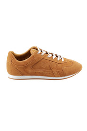 Product shot of the 3001 Balance Suede Sneaker in colour Cubansand, from the front