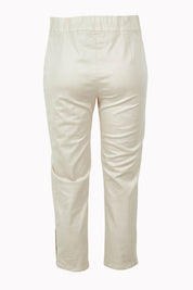 Product shot of the Cotton Twill Pant in colour Natural, from the back