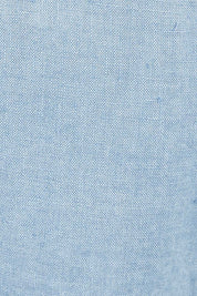 Product shot of the Frill Hem Pull On Linen Skirt in colour Powder (Blue), detail