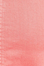 Product shot of the Miracle Denim Skirt in colour Coral (Pink), detail