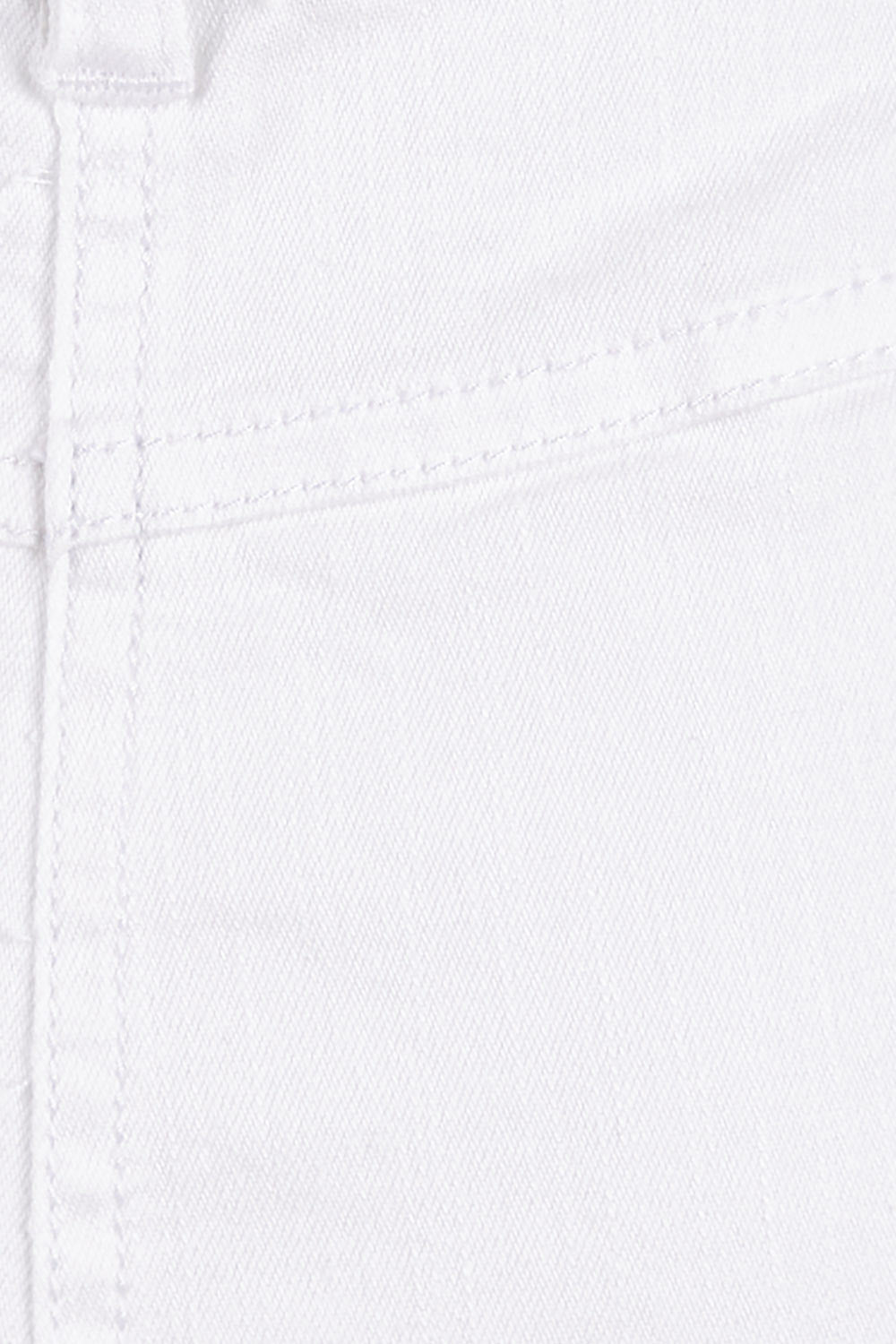 Product shot of the Miracle Denim Skirt in colour White (White), detail