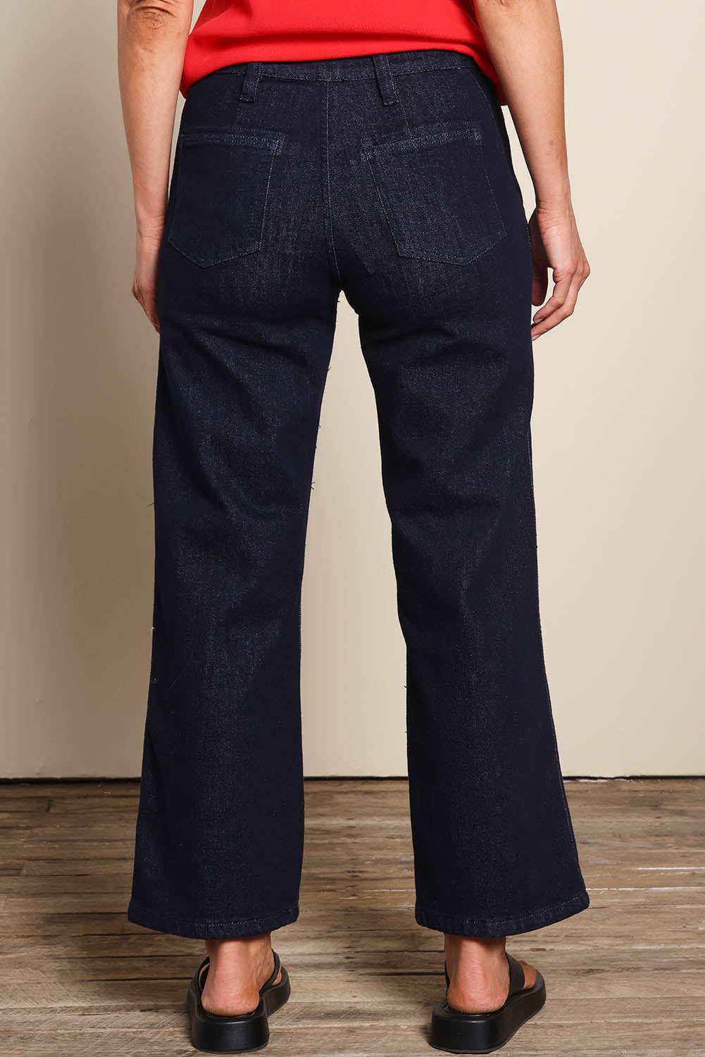 Hudson Wide Leg Jean - Darkdenim
