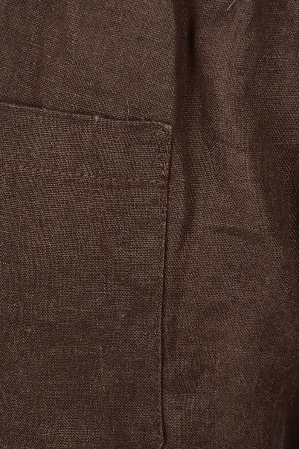 Product shot of the Classic Wide Leg Linen Pant in colour Koko, detail