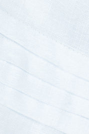 Product shot of the Diana Linen Top in colour White (White), detail