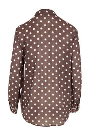 Aurora Spot Shirt – Coffee