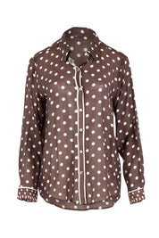 Aurora Spot Shirt – Coffee