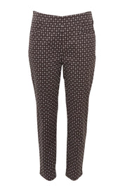 Kelly Print Cotton Pant – Coffee