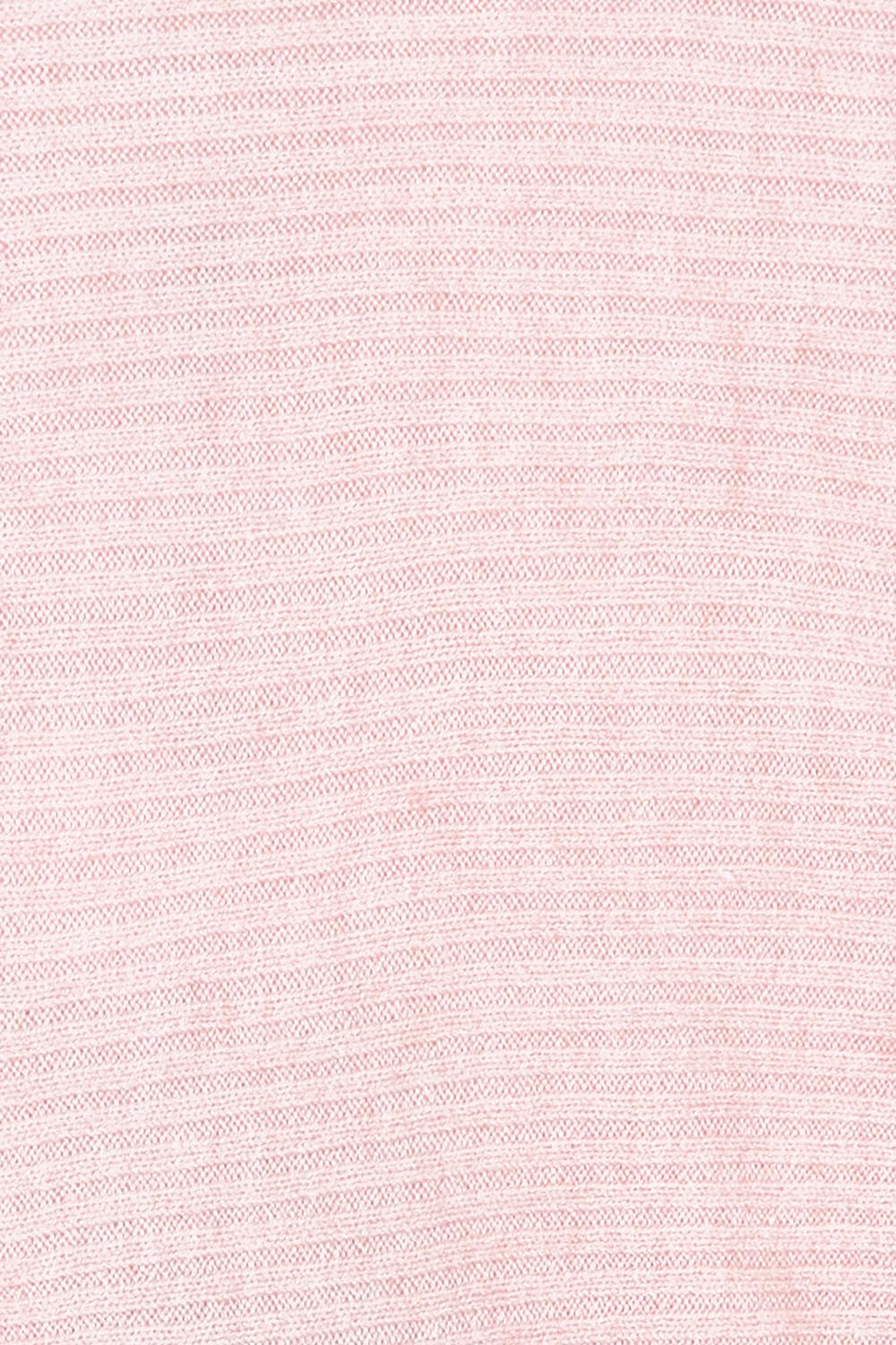 Product shot of the Billie Ribbed Knit in colour Blush (Pink), from the front
