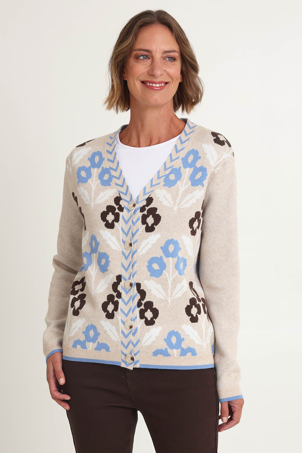 Vermont Knit Cardi – Natural