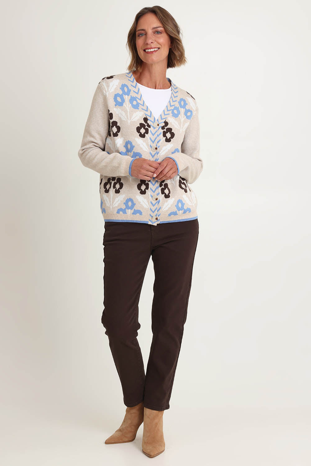 Vermont Knit Cardi – Natural