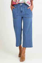 Hudson Crop Denim Jean - Denim