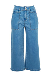 Hudson Crop Denim Jean - Denim