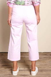 Hudson Crop Denim Jean - Palepink