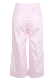 Hudson Crop Denim Jean - Palepink