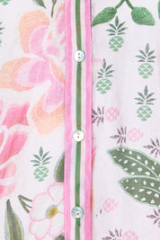 Product shot of the Desert Oasis Shirt – Muskmulti in colour Muskmulti, showing detail