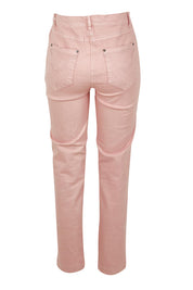 Product shot of the Slim Miracle Denim Jeans in colour Blush (Pink), from the back