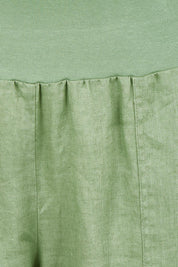 Pull On Linen Pant - Fern