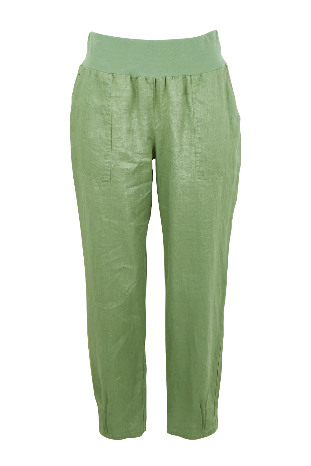 Pull On Linen Pant - Fern