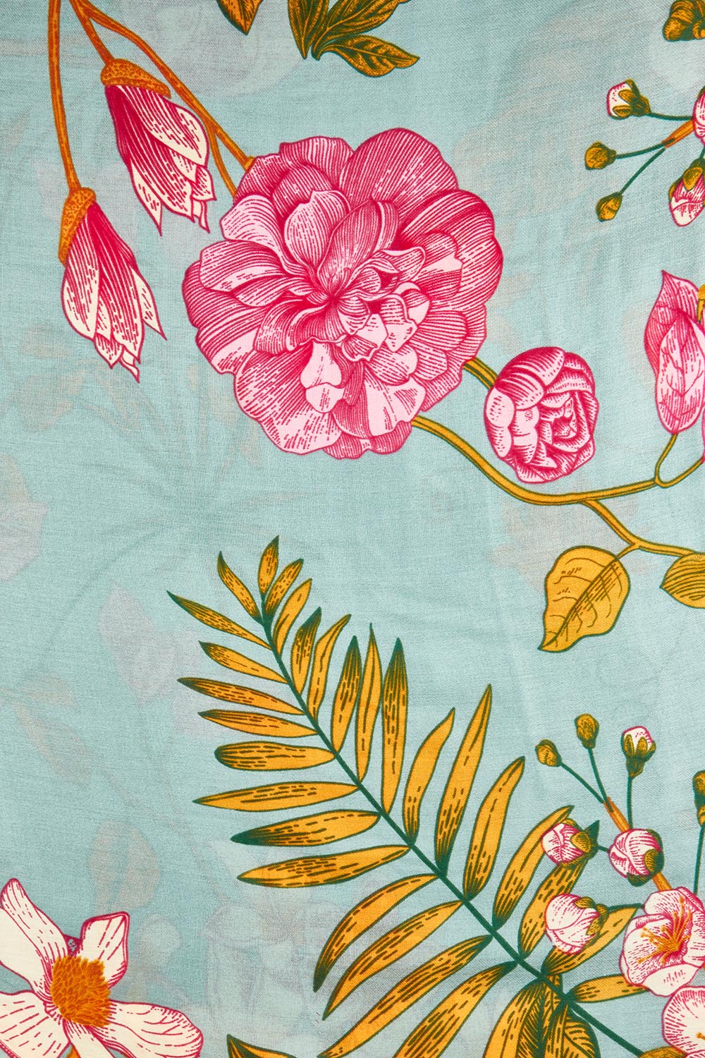 Asana Japanese Scarf – Blue