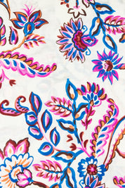 Daniella Floral Scarf – White