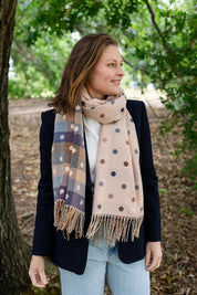 Spotty Dotty Scarf – Blushpink