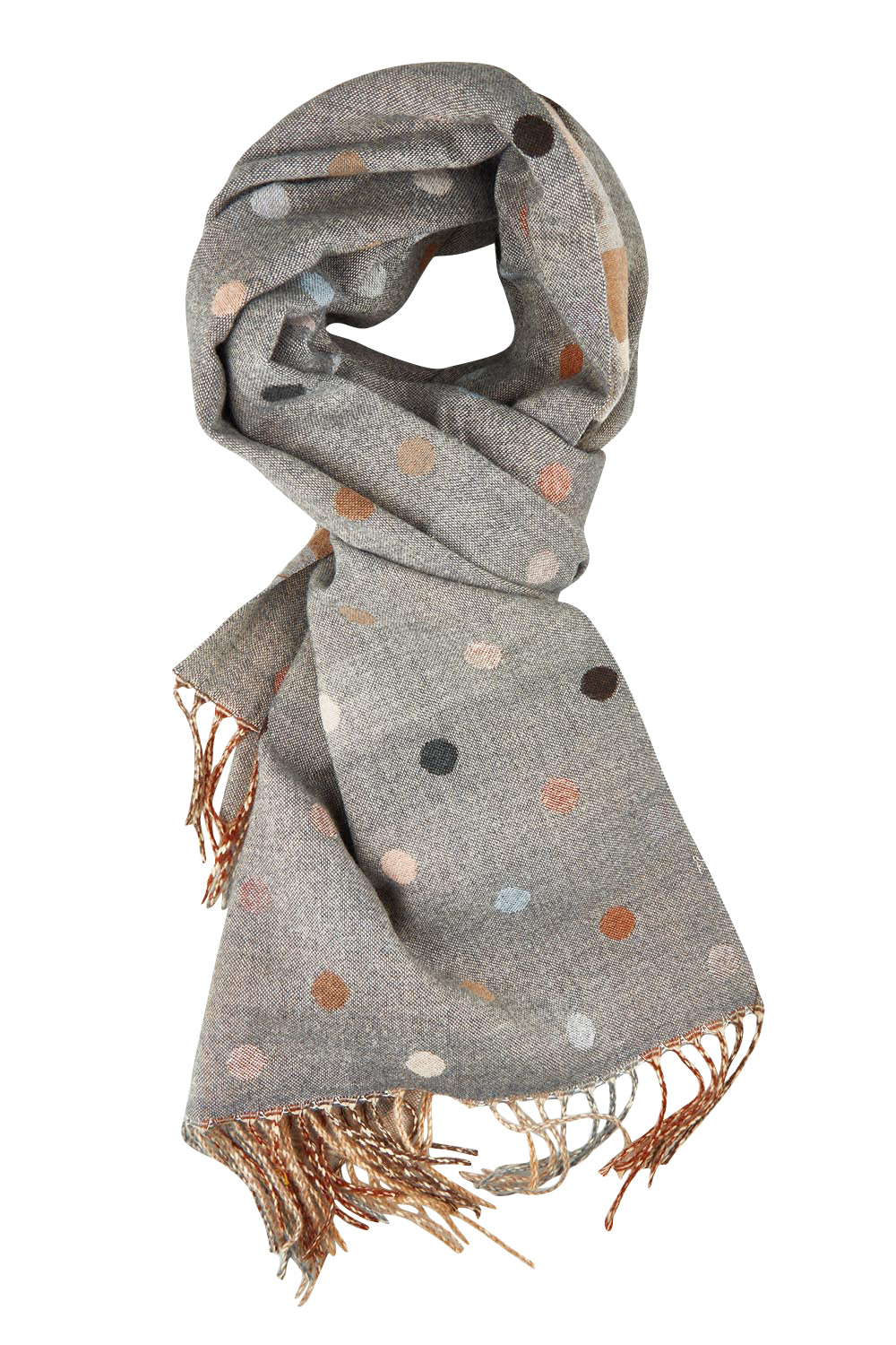 Spotty Dotty Scarf – Grey