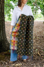 Spotty Dotty Scarf – Olive