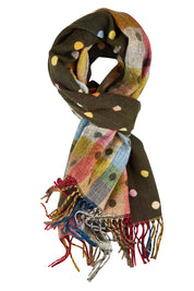Spotty Dotty Scarf – Olive