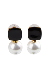 Felicity Stud Earring  - Black